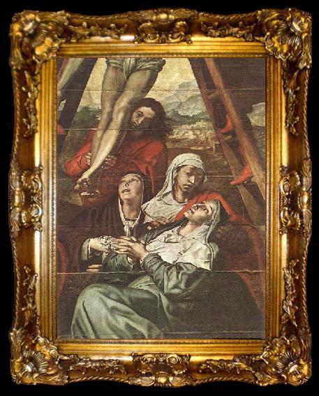 framed  Pedro Sanchez Descent from the Cross, ta009-2